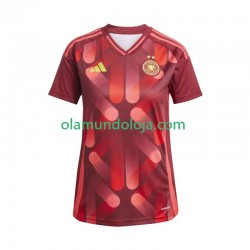 Camisola Alemanha Mulher Equipamento Segundo 2025 Manga Curta